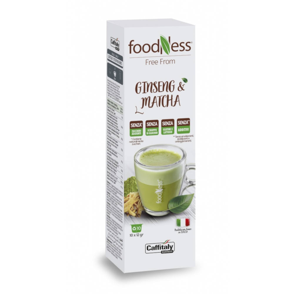 Ginseng e Matcha Foodness Caffitaly System - Chemello Service